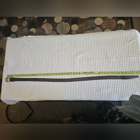 Martin Dingman Vintage Genuine Tanned Leather Belt Size 36 - Picture 10 of 12